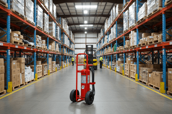 Buckeye 50 lb ABC Wheeled Fire Extinguisher 10-A:160-B:C - Image 2