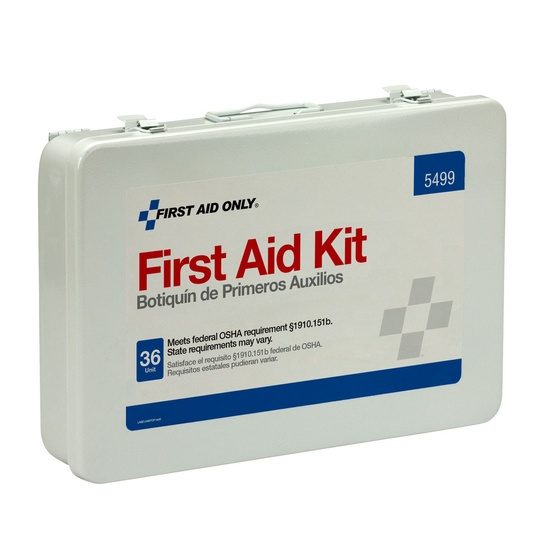 First Aid Only 36 Unit First Aid Kit with BBP and CPR, Metal Case - Image 4