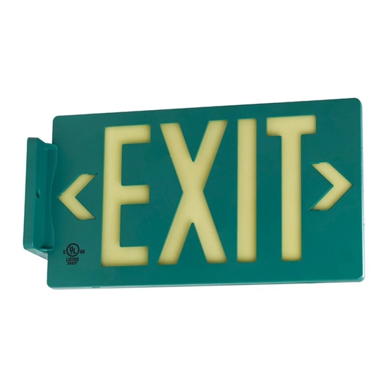 Photoluminescent Exit Sign 100FT - Image 4