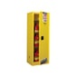 Justrite Sure-Grip® EX Slimline Flammable Safety Cabinet, 22 gallon, 1 manual close doors, Yellow - Image 4