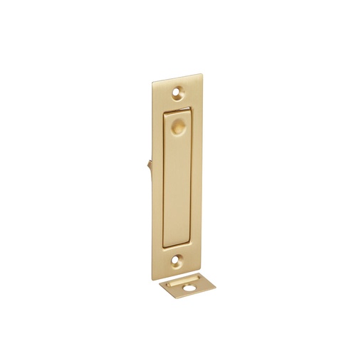 Emtek 2220US4 1-1/4" x 4-5/8" Modern Rectangular Jamb Bolt Satin Brass Finish