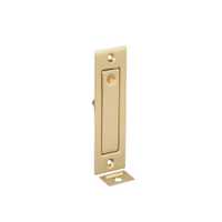 Emtek 2220US4 1-1/4" x 4-5/8" Modern Rectangular Jamb Bolt Satin Brass Finish