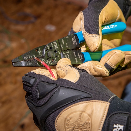 Klein Tools Long Nose Multi Tool Wire Stripper Wire Cutters Crimping Tool - Image 3