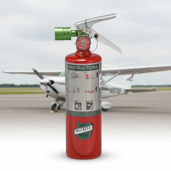 Buckeye 2.5 lb Halotron Clean Agent Fire Extinguisher - Image 2