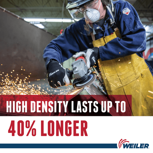 Weiler 4-1/2" Big Cat Abrasive Flap Disc, Flat (TY27), Phenolic Backing, 60Z, 7/8" Arbor Hole - Image 5