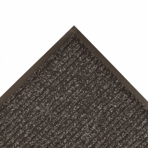NoTrax Low Profile Entry Rug Mat Brush Step 109 4 ft x 6 ft Charcoal