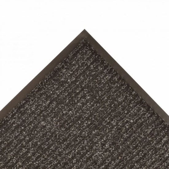 NoTrax Low Profile Entry Rug Mat Brush Step 109 4 ft x 6 ft Charcoal - Image 1