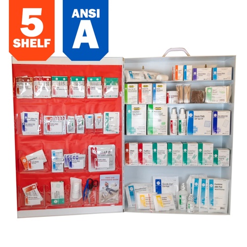 HART ANSI Class A 5-Shelf First Aid Station