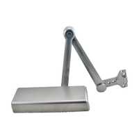 LCN 4040XPSCUSHAL Parallel Arm Super Smoothee Heavy Duty Adjustable 1-6 Surface Mounted Spring Cush Door Closer with TBSRT Thru Bolts 689 Aluminum