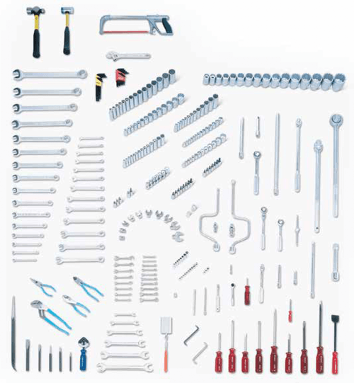 Wright Tool 278-Piece Fractional & Metric Master Set Part #113