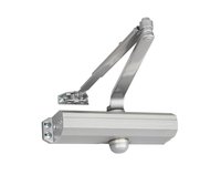 Norton 1601689 Adjustable Medium Duty Surface Mounted Door Closer with Sex Nuts Aluminum Finish