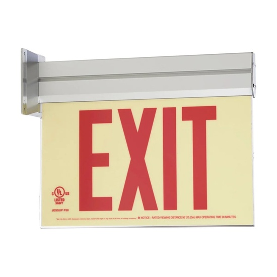 Photoluminescent Exit Sign with Acrylic Frame 50FT - Image 3