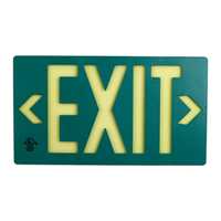 Photoluminescent Exit Sign 100FT