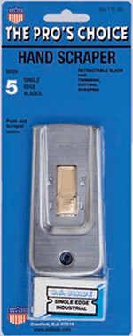 US Blades Deluxe Hand Scraper w/ 5 Blades