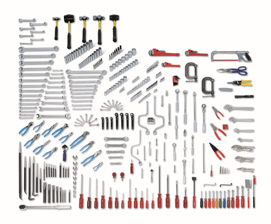 Wright Tool 368 Piece Fractional Master Maintenance Set 1/4" 3/8" & 1/2" Drives Tools Only - Image 1