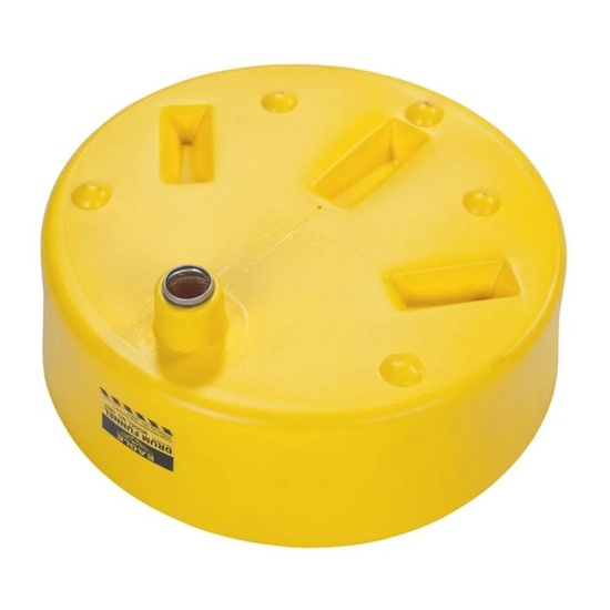 Eagle Manufacturing 18" Diameter Drum Funnel with Screen Yellow - Image 5