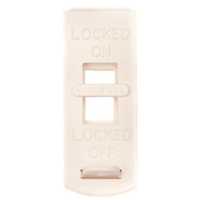 ZING RecycLockout Wall Switch Lockout White