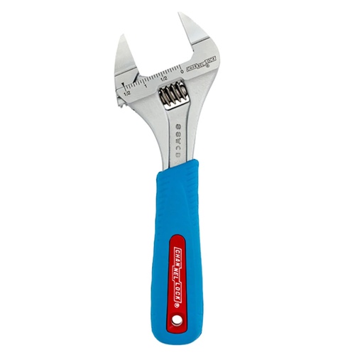 Channellock 8SWCB 8-inch CODE BLUE WideAzz Slim Jaw Adjustable Wrench