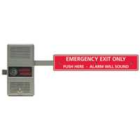 Detex ECL230DPH UL Listed Panic Hardware Exit Control Lock with Long Bar Gray Finish