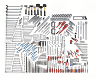 Wright Tool 556 Piece Mega Fractional/Metric Master Set 1/4" 3/8" 1/2" & 3/4" Drives Tools Only