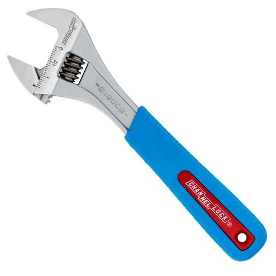 Channellock 10″ Adjustable Wrench CODE BLUE - Image 1