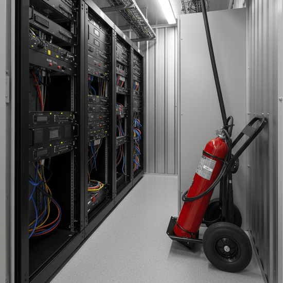 Buckeye 50 lb CO2 Wheeled Fire Extinguisher 20-B:C - Image 3