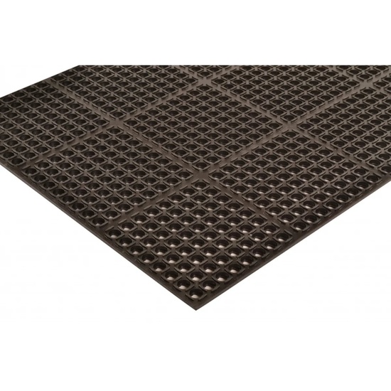 NoTrax Cushion-Tred 543 Drainage Anti-Fatigue Mat 2 ft x 3 ft Black - Image 5