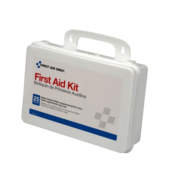 First Aid Only 25 Person OSHA First Aid Kit Weatherproof Plastic Case - Image 4