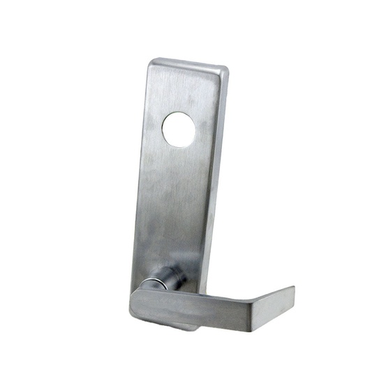 Falcon 510LDAN626FSA Dane Lever Exit Device Trim with Key Locks or Unlocks Electric Fail Safe Satin Chrome Finish - Image 1