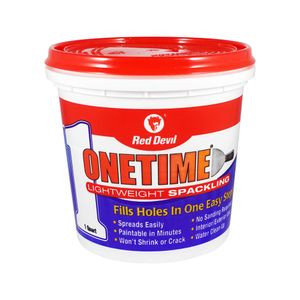 Red Devil Onetime Lightweight Spackling – 1 qt.