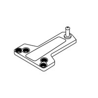 Norton 1618A689 Standard Soffit Plate for Non Hold Open Closers Aluminum Finish