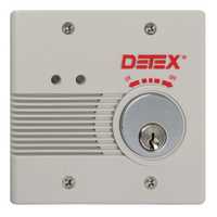 Detex EAX2500S Surface Mount AC / DC Powered Alarm Gray Finish