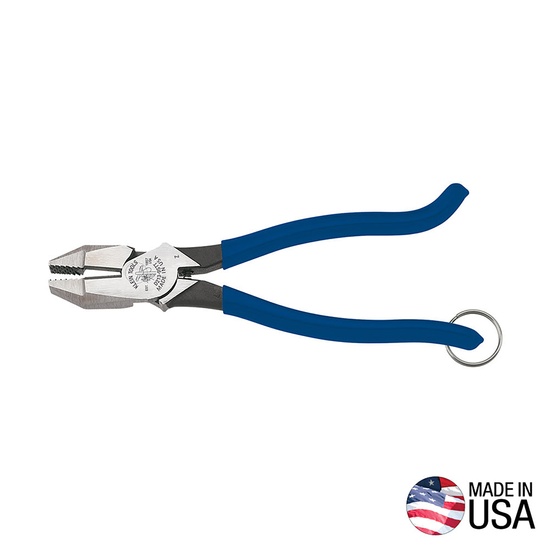 Klein Tools Ironworker's Pliers, Aggressive Knurl, 9-Inch - Image 2