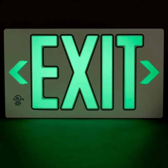 Photoluminescent Exit Sign 50FT - Image 50