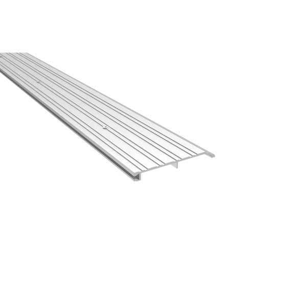 Pemko 255A73 73" 6' 1" x 5" x 1/2" Saddle Threshold Mill Finish Aluminum Finish - Image 1