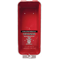 Cato Warrior Plastic Outdoor Fire Extinguisher Cabinet 10 lb Red 95151