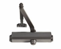 Norton 1601690 Adjustable Medium Duty Surface Mounted Door Closer with Sex Nuts Dark Bronze Finish