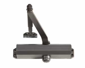 Norton 1601690 Adjustable Medium Duty Surface Mounted Door Closer with Sex Nuts Dark Bronze Finish