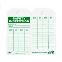 ZING Eco Safety Tag Safety Inspection 10 Pack