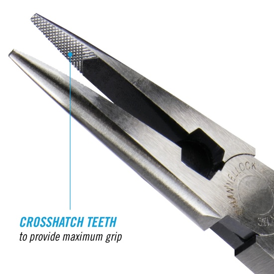 Channellock 8″ Long Nose Pliers w/ Side Cutter - Image 3