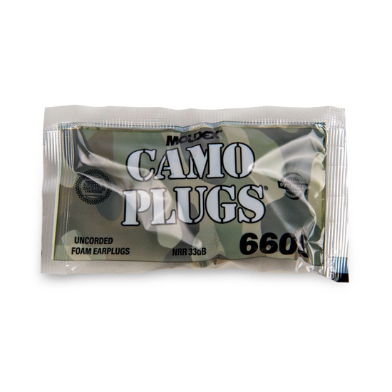 Camo Plugs® Disposable Earplugs, Foam, Brown/Tan/Green, Uncorded - Image 5