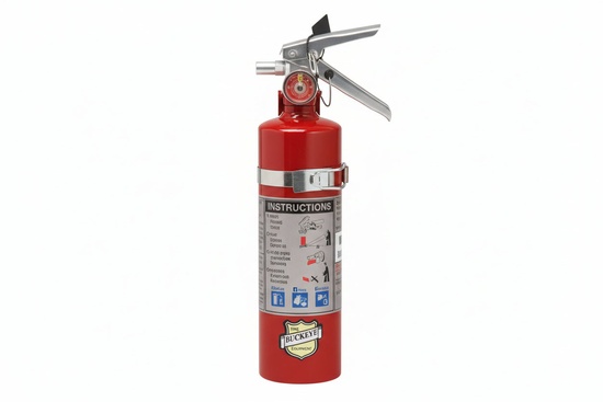 Buckeye ABC Dry Chemical Fire Extinguisher w/ Vehicle Bracket – 2.5 lb. - Image 1