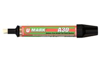 U-Mark A30 Broad Tip Paint Marker – Black (6/box)