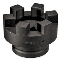 Wright Tool 1-1/2" Drive Standard Castellated / Spanner Socket - 3-1/2 inch