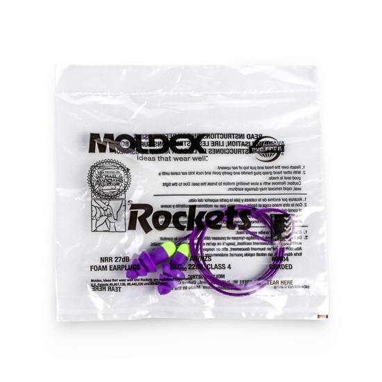 Moldex Rockets® Corded Reusable Earplug 6404, NRR 27dB - Image 8