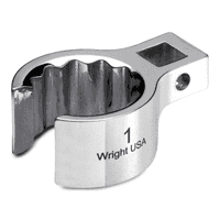 Wright Tool Crowfoot Wrench 1/2" Drive 12 Point Flare Nut - 1-1/2in
