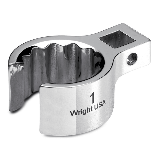 Wright Tool Crowfoot Wrench 1/2" Drive 12 Point Flare Nut - 1-1/2in - Image 1