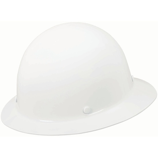 MSA Skullgard Protective Hat White - w/ Fas-Trac III Suspension, Standard - Image 1
