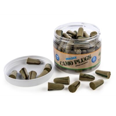Moldex Camo Plugs Disposable Foam Earplug Jar 6685, NRR 33dB - Image 1