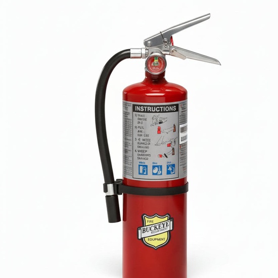 Buckeye ABC Dry Chemical Fire Extinguisher w/ Wall Hook – 5 lb. - Image 2